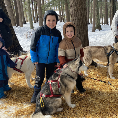Sled dog fun, Winter Fest 02-21-2026