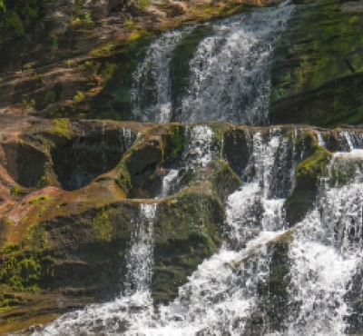Waterfall at Kent Falls