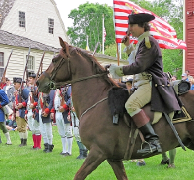 Reenactment at Webb Deane Stevens Museum in Wethersfield